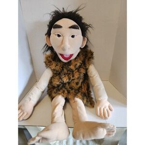 Large 30" Caveman Hand Puppet Primitive Character Teacher Classroom Puppet
